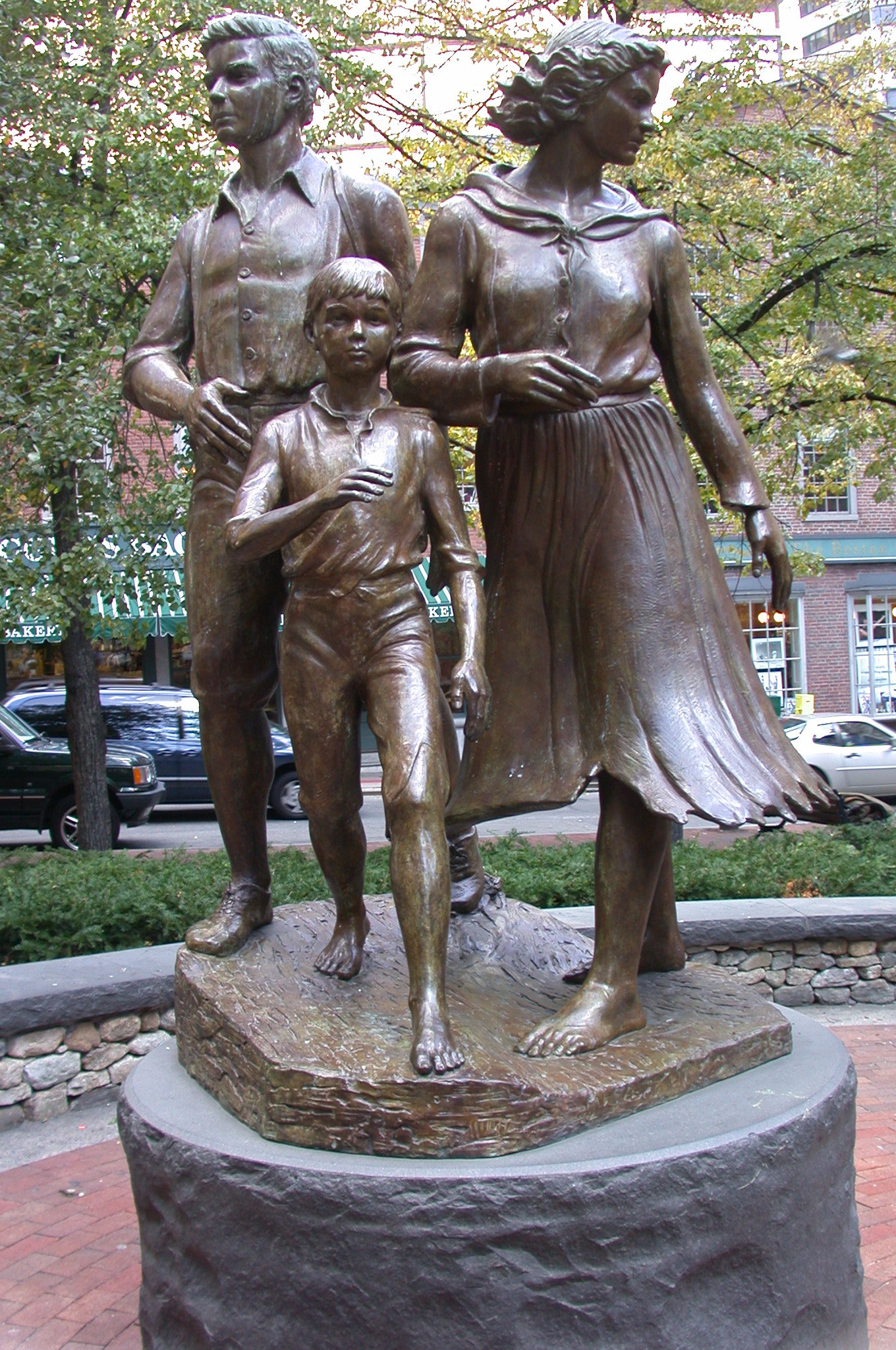 family statue boston photo by Ernest Bordini, Ph.D.