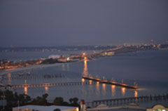 Pensacola Bat at Night all rights reserved Ernest J. Bordini, Ph.D.